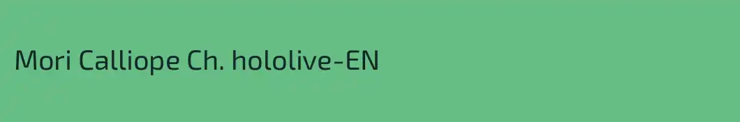 Mori Calliope Ch. hololive-EN